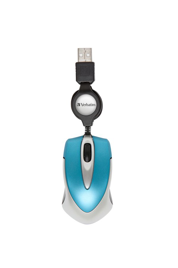 Verbatim Go Mini Travel Mouse Blue