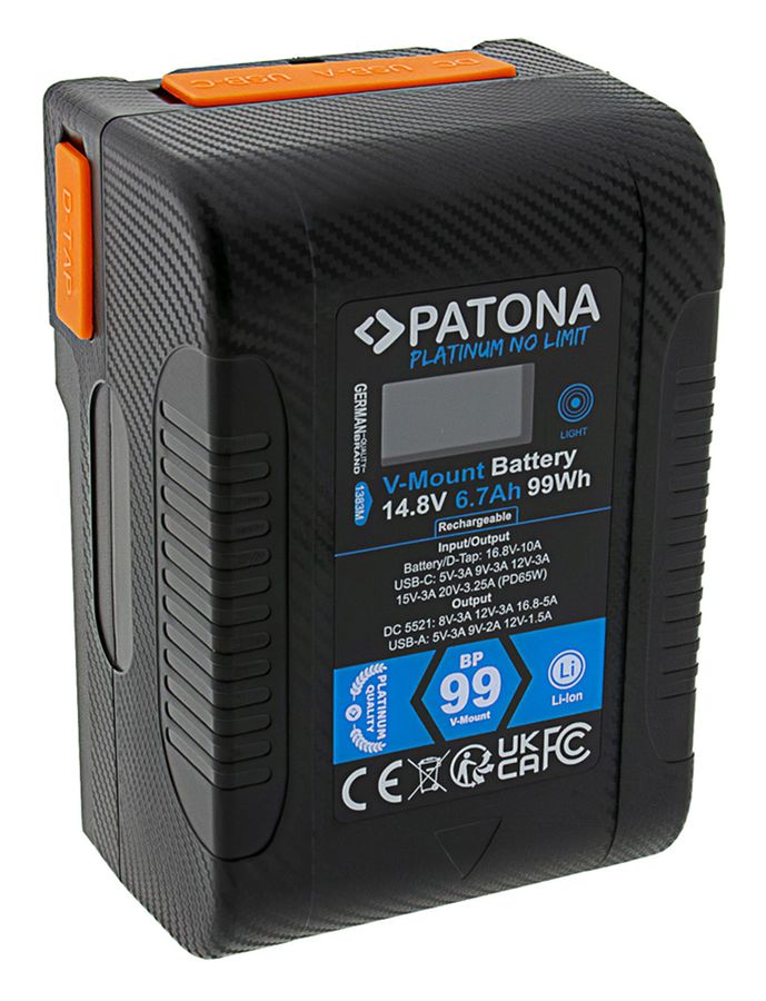 Patona Platinum V-Mount BP-99W
