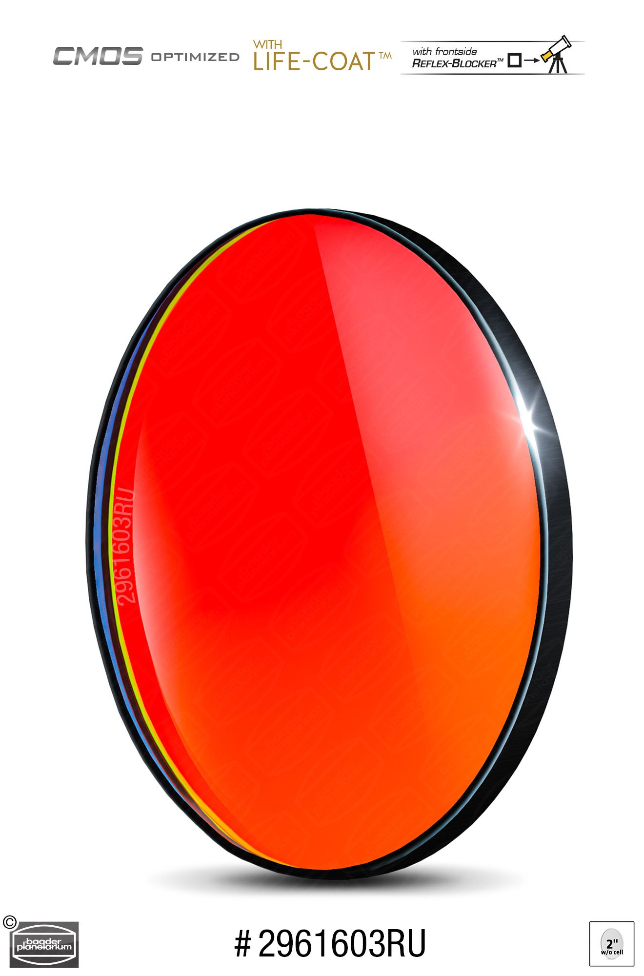 RGB-R 47.4mm filtre CMOS-optimized