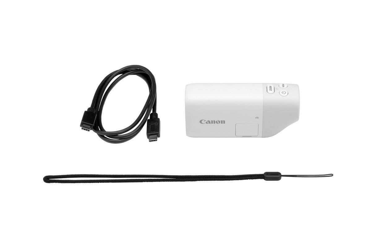 Canon Powershot ZOOM white Essential Kit