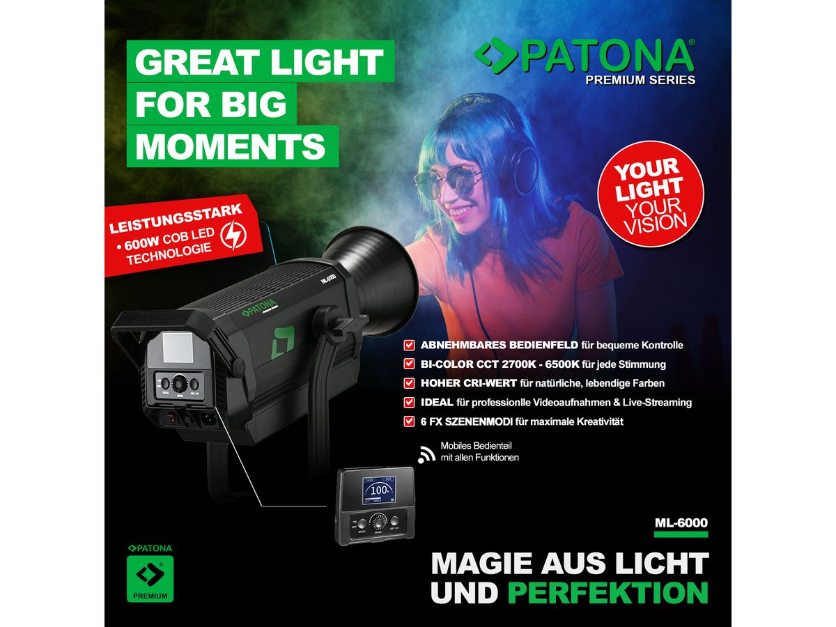 Patona Premium LED Light ML-6000