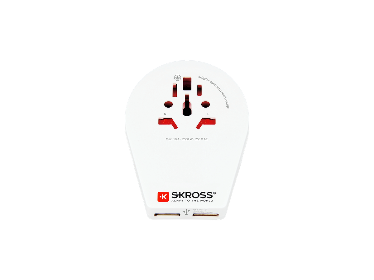 Skross World to CH Italy Brasil USB