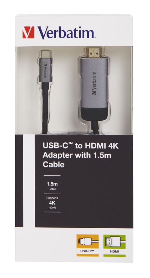 Verbatim USB-C to HDMI Adapter