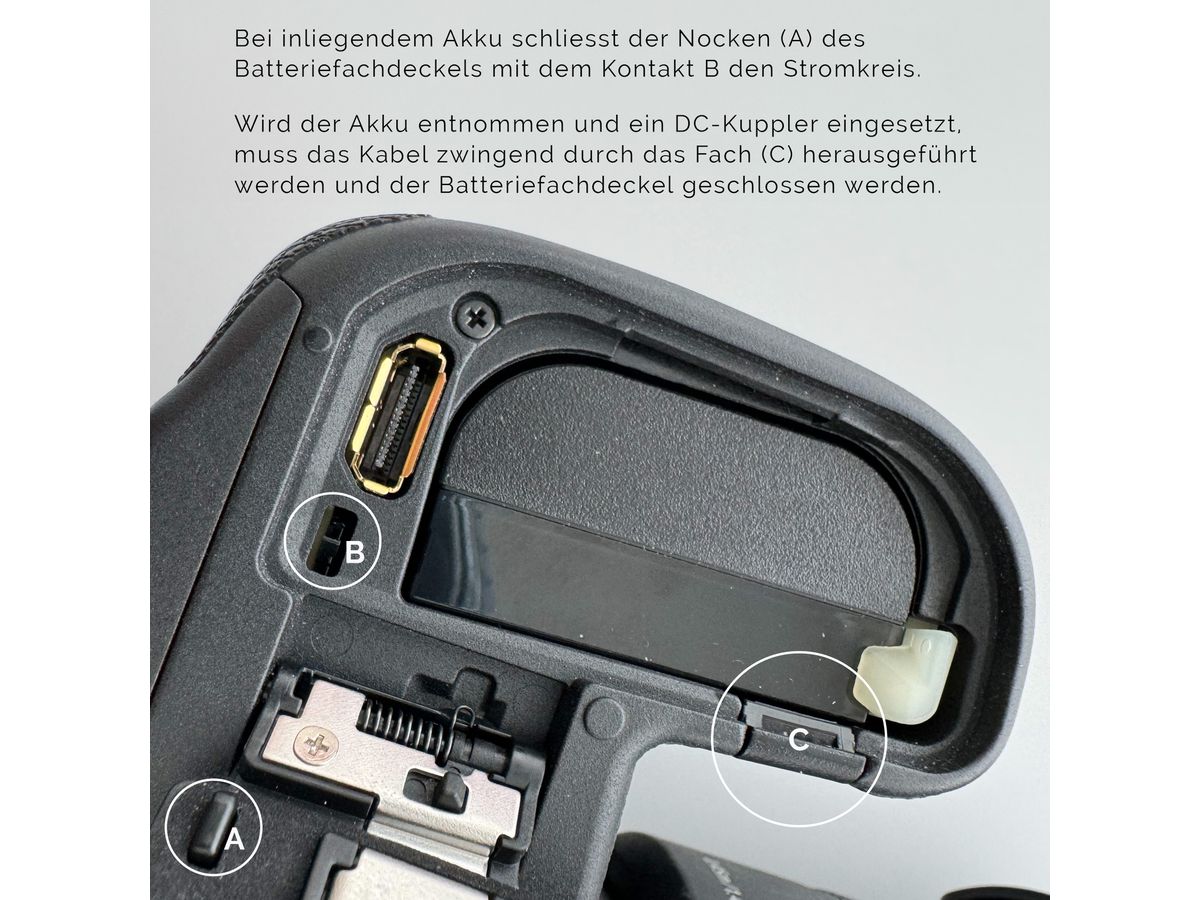 Patona USB-C Input Akku-Adapter LP-E6NH