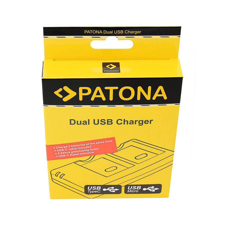 Patona Chargeur Dual USB NP-W126