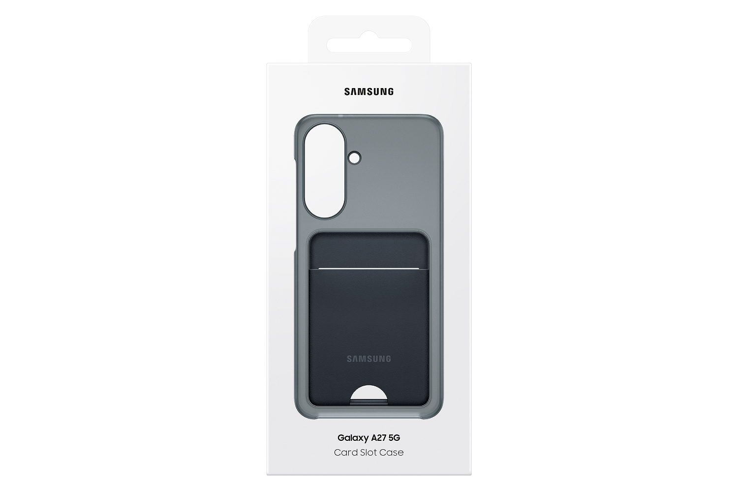 Samsung A27 Card Slot Case Black