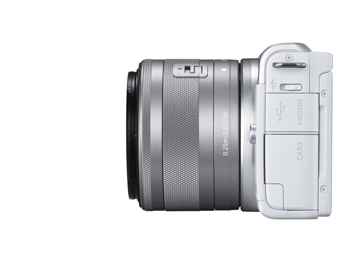 Canon EOS M200 + 15-45mm Weiss