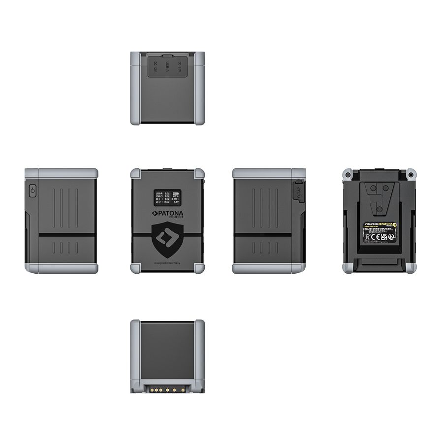 Patona Protect Bat. V-Mount V150-PD100