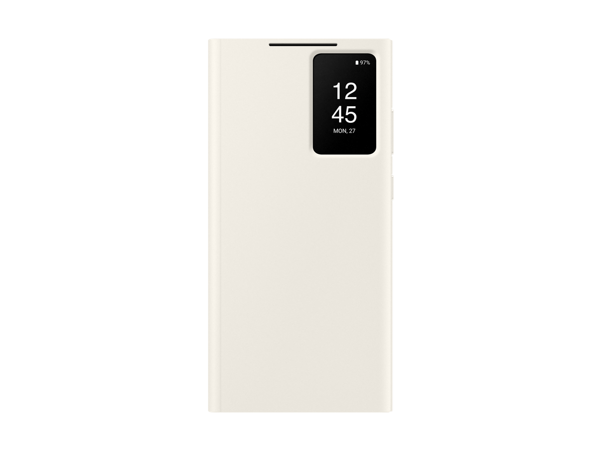 Samsung S23 Ultra Wallet Case Cream