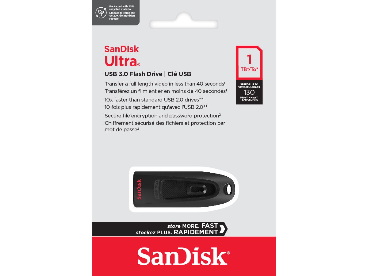 SanDisk Ultra USB 3.0 130MB/s 1TB