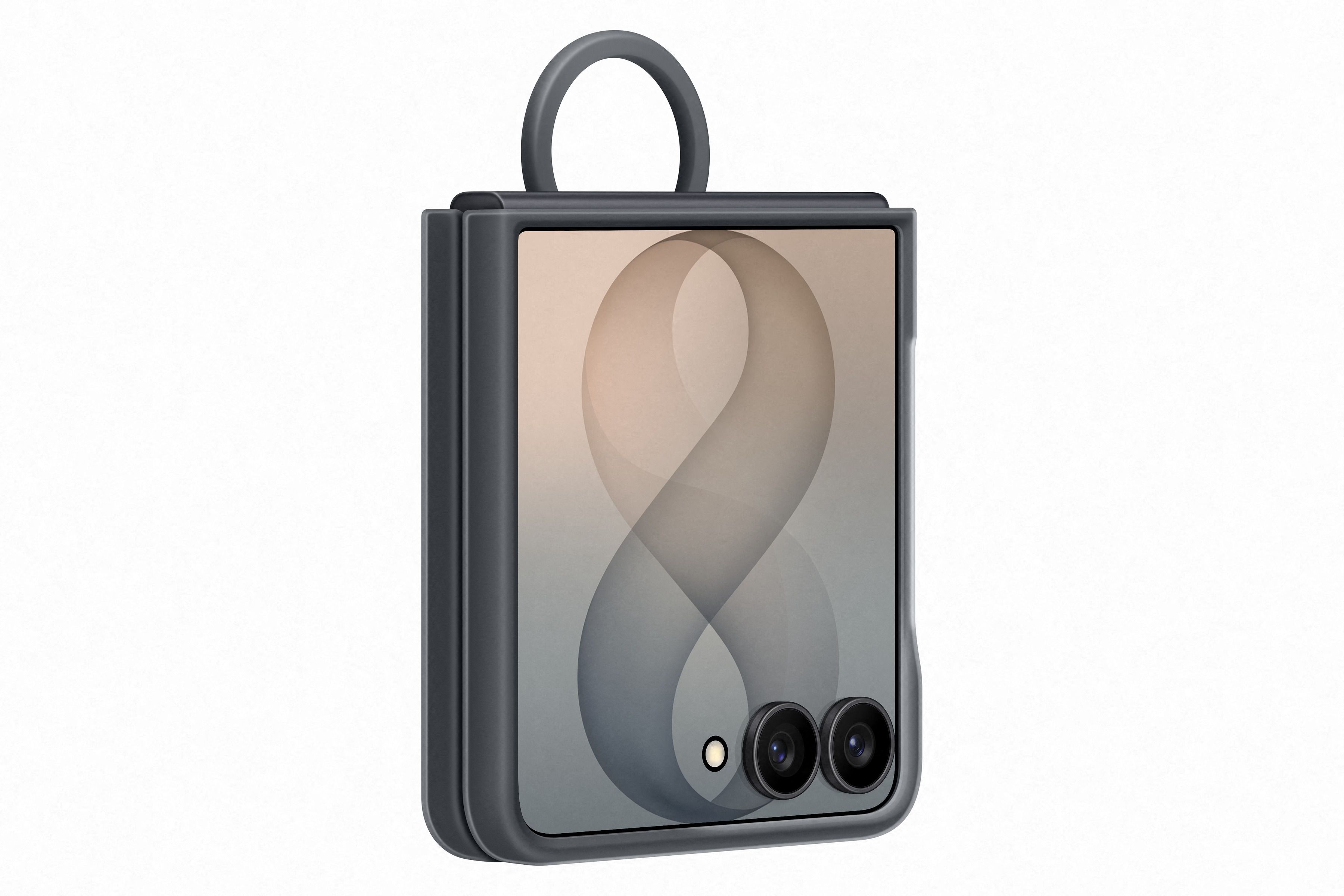 Samsung Flip 8 Sili Ring Magnet Graphite