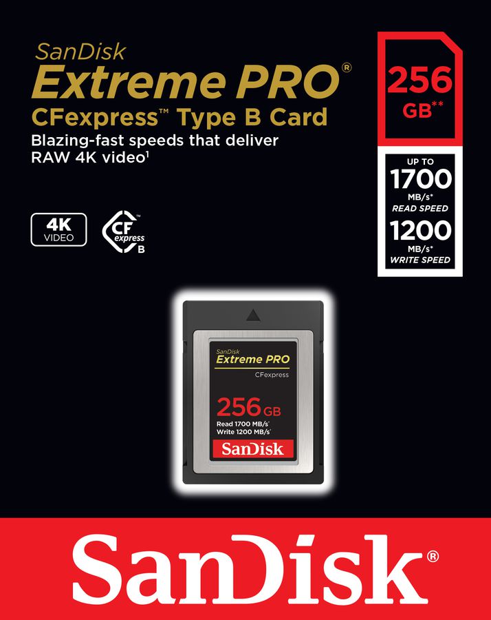 Sandisk CFexpress Typ-B ExtremePro 256GB