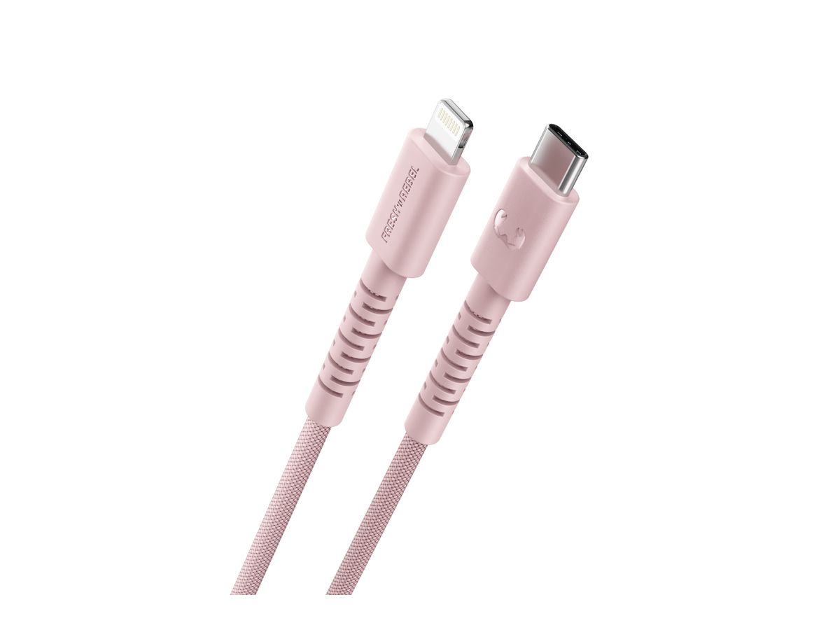 Fresh 'n Rebel USB-C to Lightning Pink