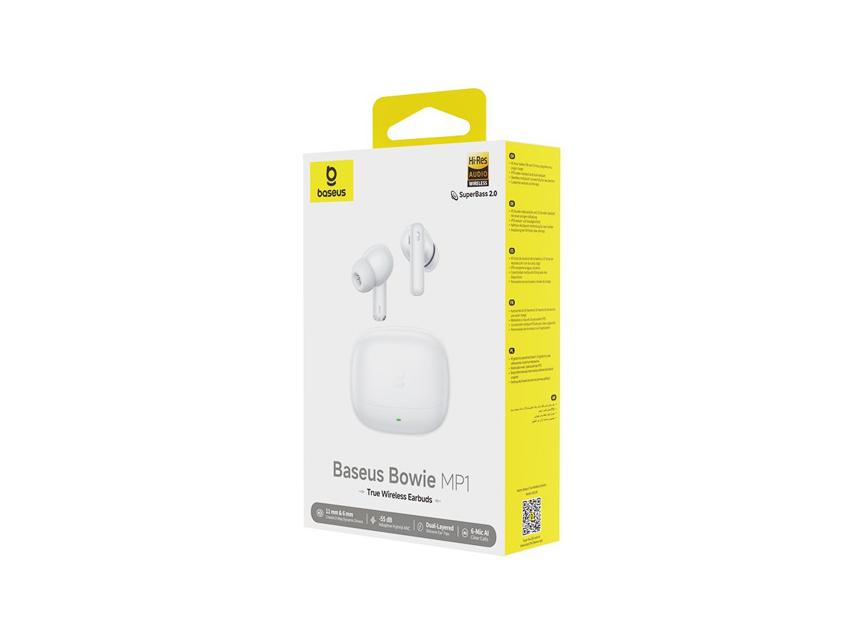 Baseus Bowie MP1 TWS Earbuds White
