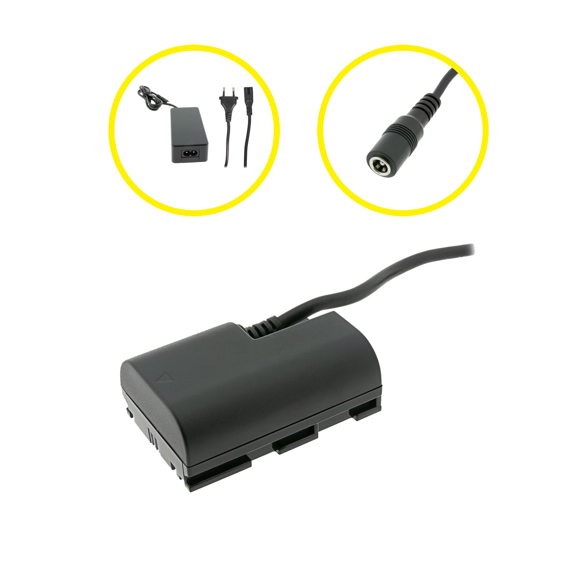 Patona Coupler Set Canon LP-E6P