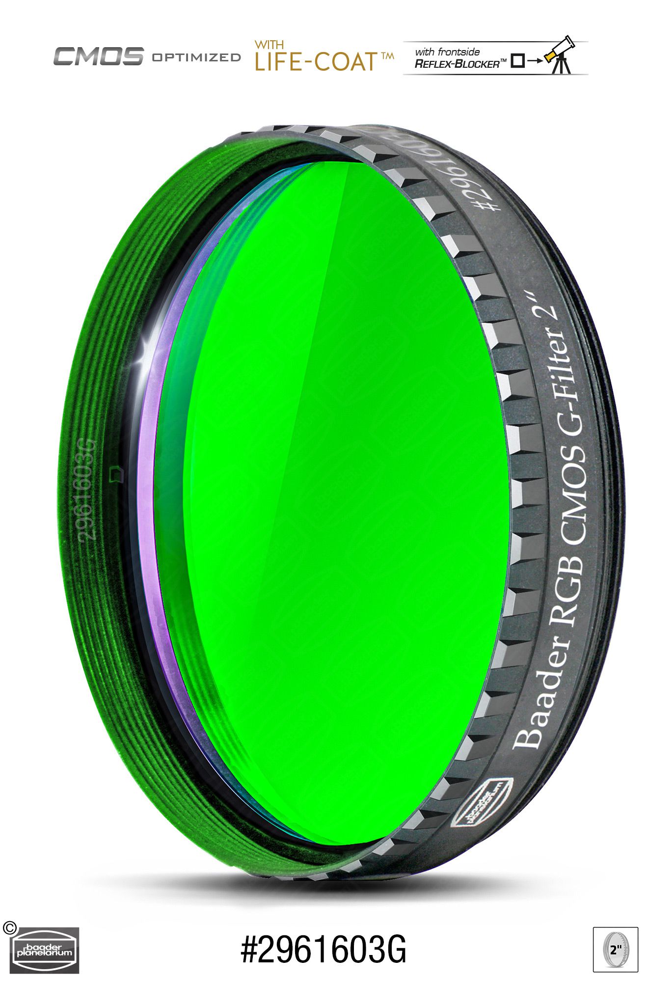 RGB-G 2" Filter  CMOS-optimized