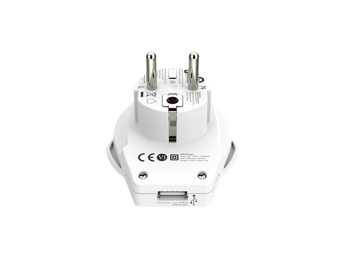 Skross World to Europe USB