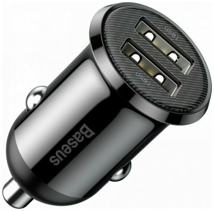 Baseus Dual Car Charger Black