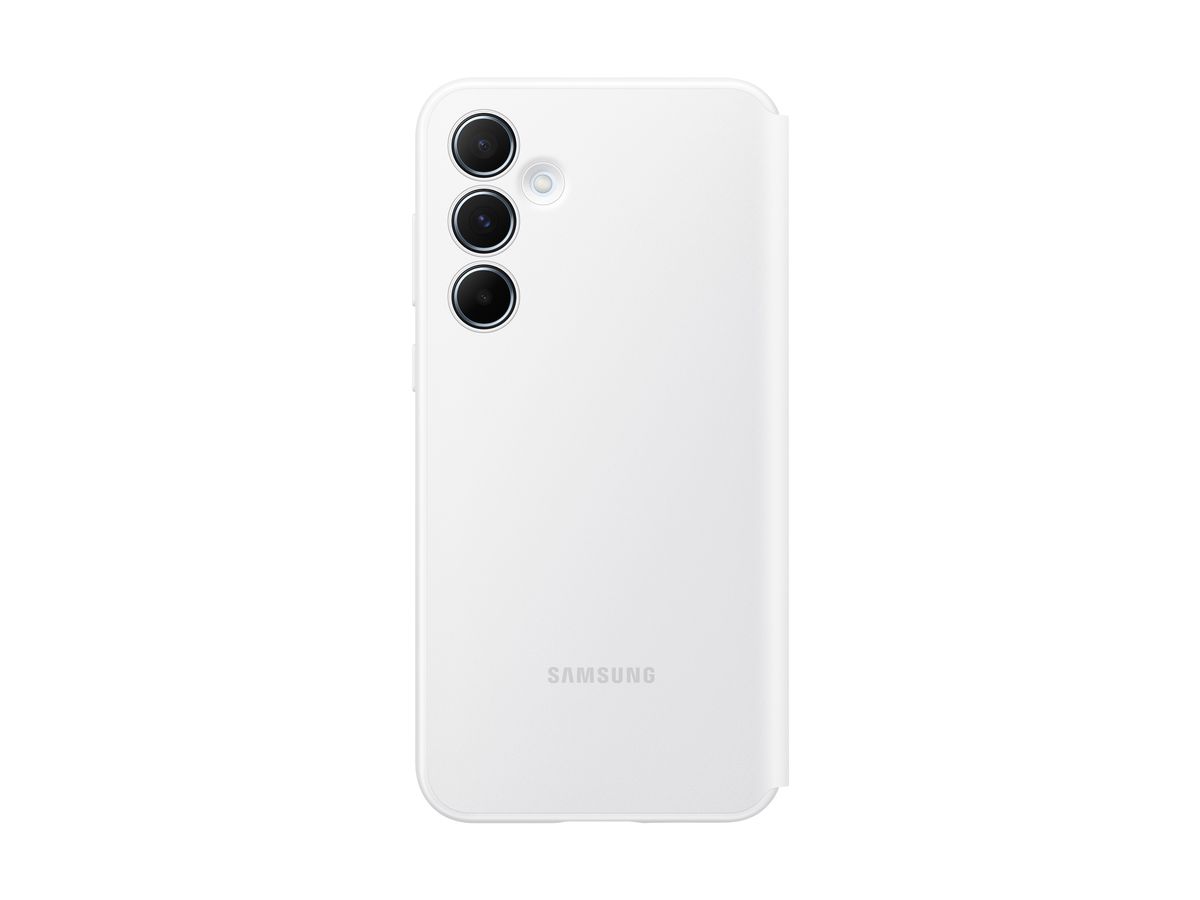 Samsung A55 Smart View Wallet Case White