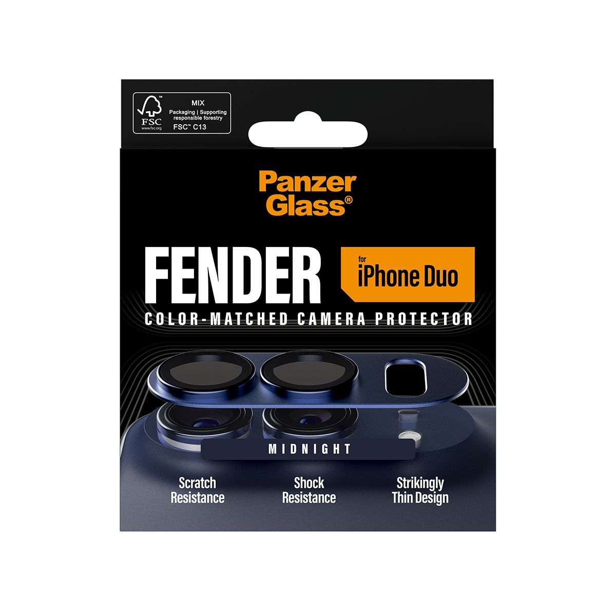 PanzerGlass iP18 Duo Kameraschutz