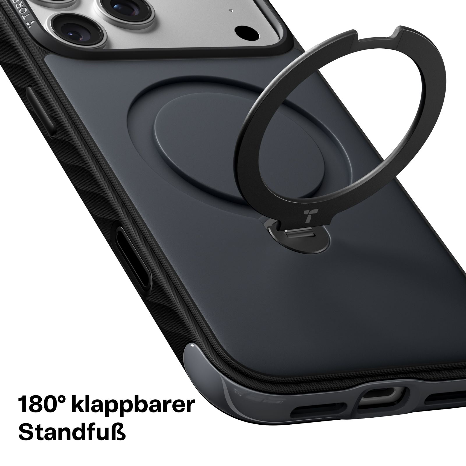 Torras Ostand Rugg iPhone 18 Pro Black
