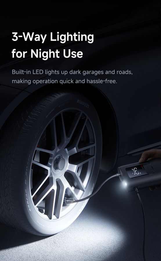 Baseus GoTrip VA1Pro Mini Wired Inflator