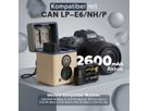 Patona LP-E6P Set Chargeur 2 Batterie