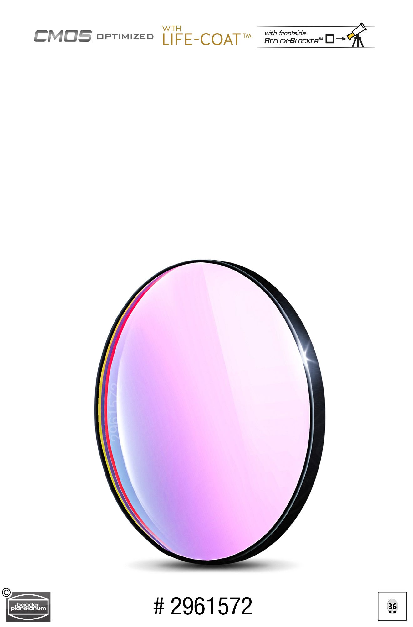 Baader UV/IR Cut / CMOS L-Filter 36mm