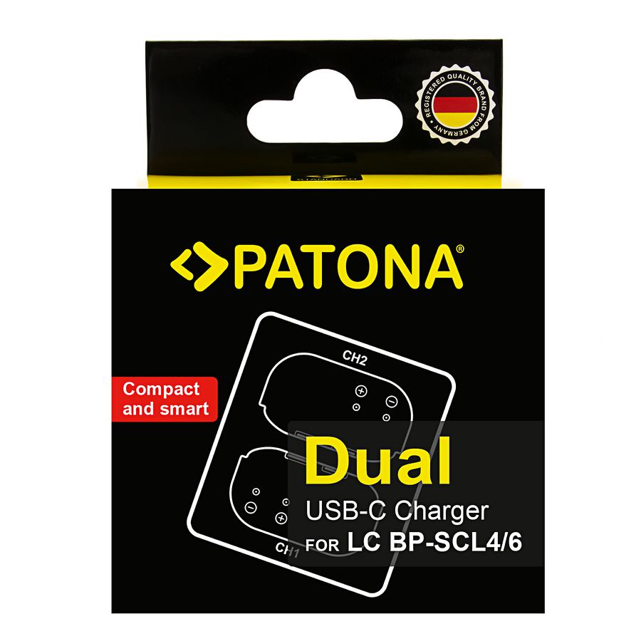 Patona Chargeur Dual Leica BP-SCL6