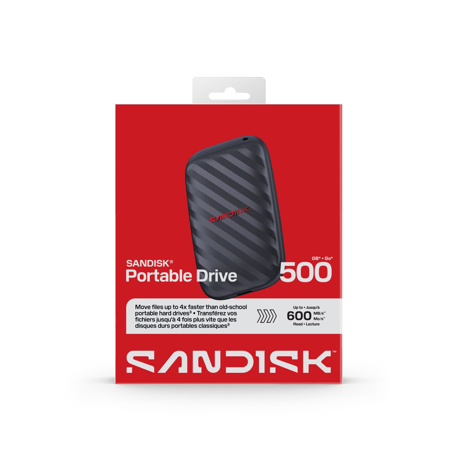 SANDISK Portable Drive 600MB/s 500GB