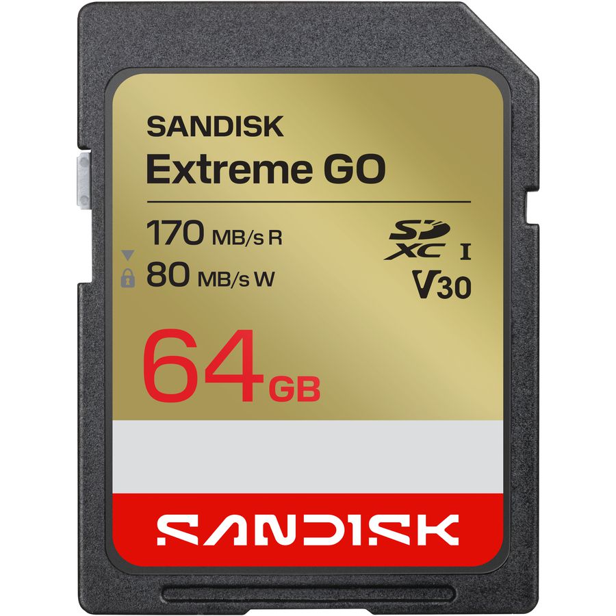 SANDISK Extreme GO 170MB/s SDXC 64GB