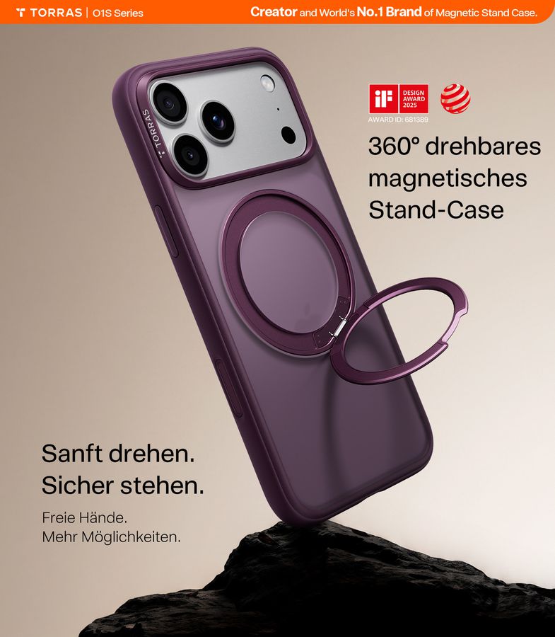 Torras Ostand Guardian iP 18 Pro Purple