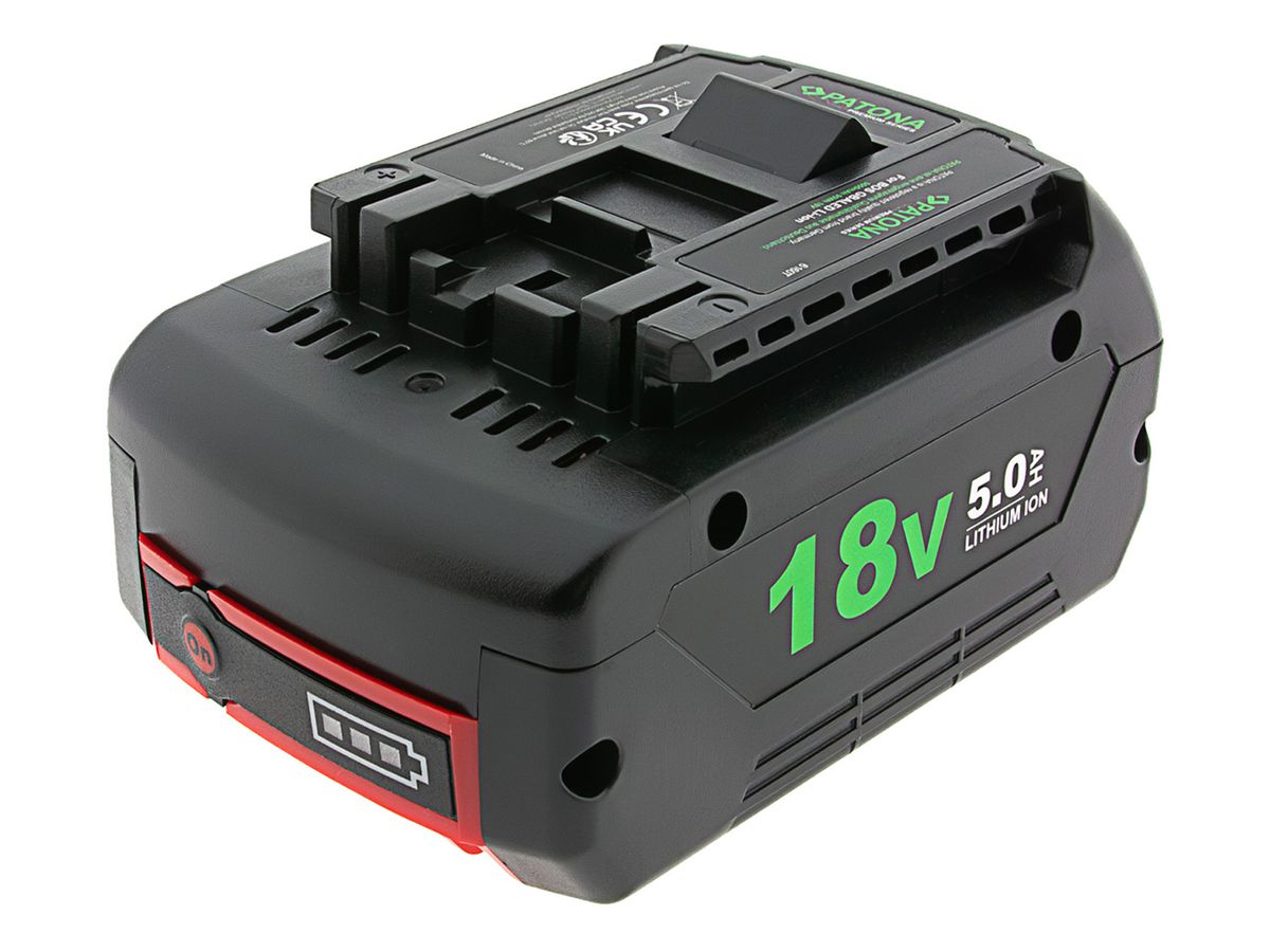 Patona Akku Bosch GBA 18V 5.0Ah LED