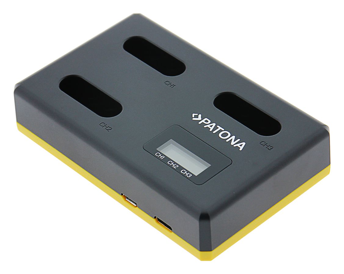 Patona Chargeur Triple Sony USB NP-BX1