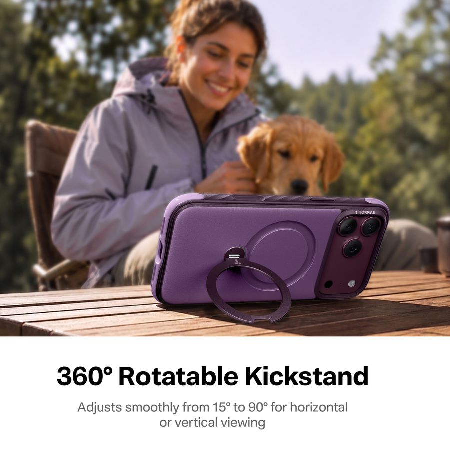 Torras Ostand Rugg iP 18 Pro Max Purple