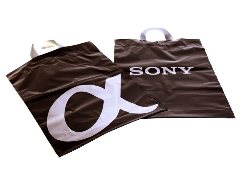 Sony "Alpha" Plastik-Tragtasche
