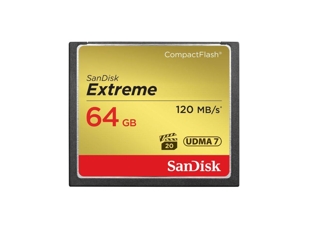 Sandisk Extreme 120MB/s CF 64GB