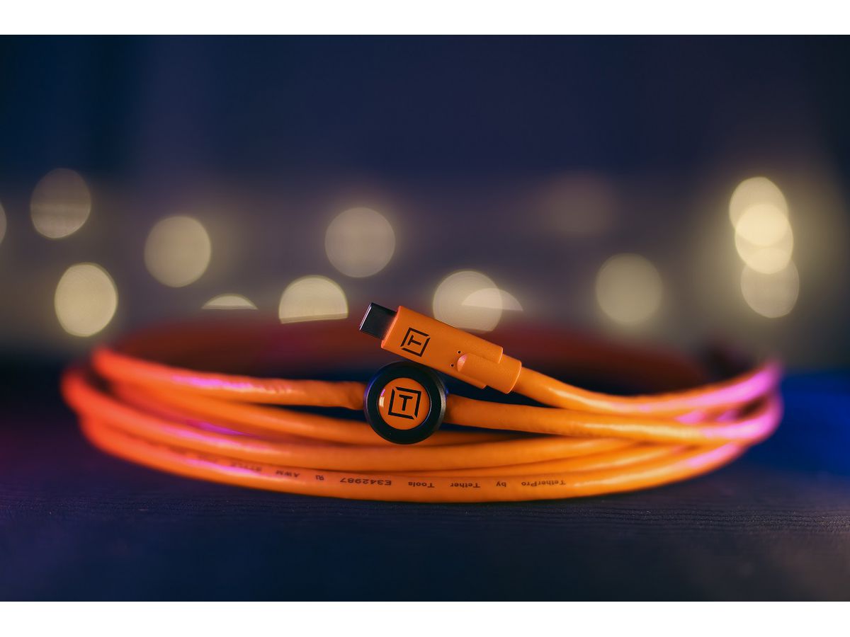 TetherPro USB-C to USB-C 4.6m Orange