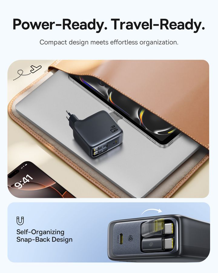 Baseus EnerCore Fastch.67W 2 Retr.Cab.