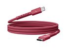Fresh 'n Rebel USB-C to USB-C Berry Red