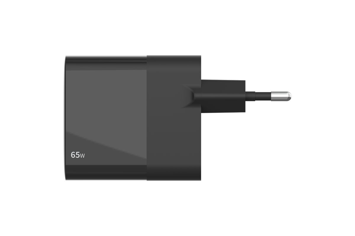 Sitecom 65W GaN Wall Charger LED-Display