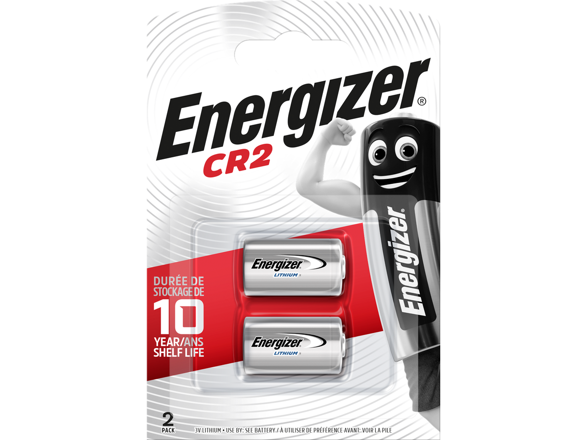 Energizer CR2 Lithium      3.0V (2-Pack)