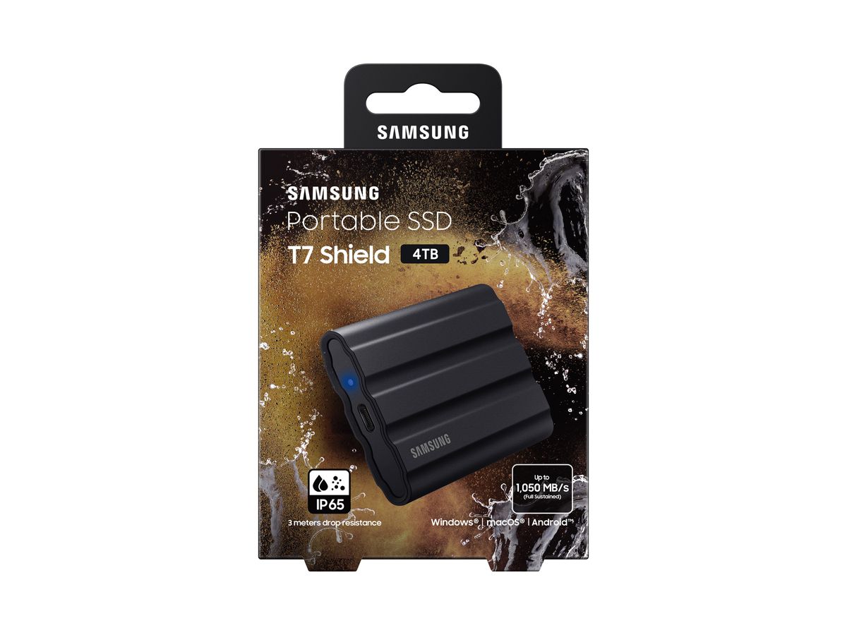 Samsung PSSD T7 Shield 4TB black