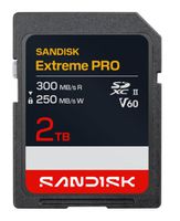 SANDISK Extreme PRO 300MB/s SDXC 2TB