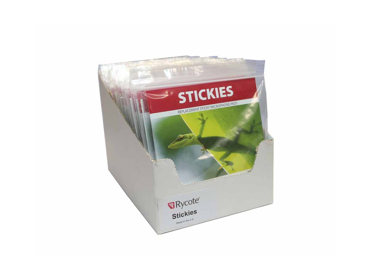 Rycote Stickie Pack, 30 Uses - Box of 25