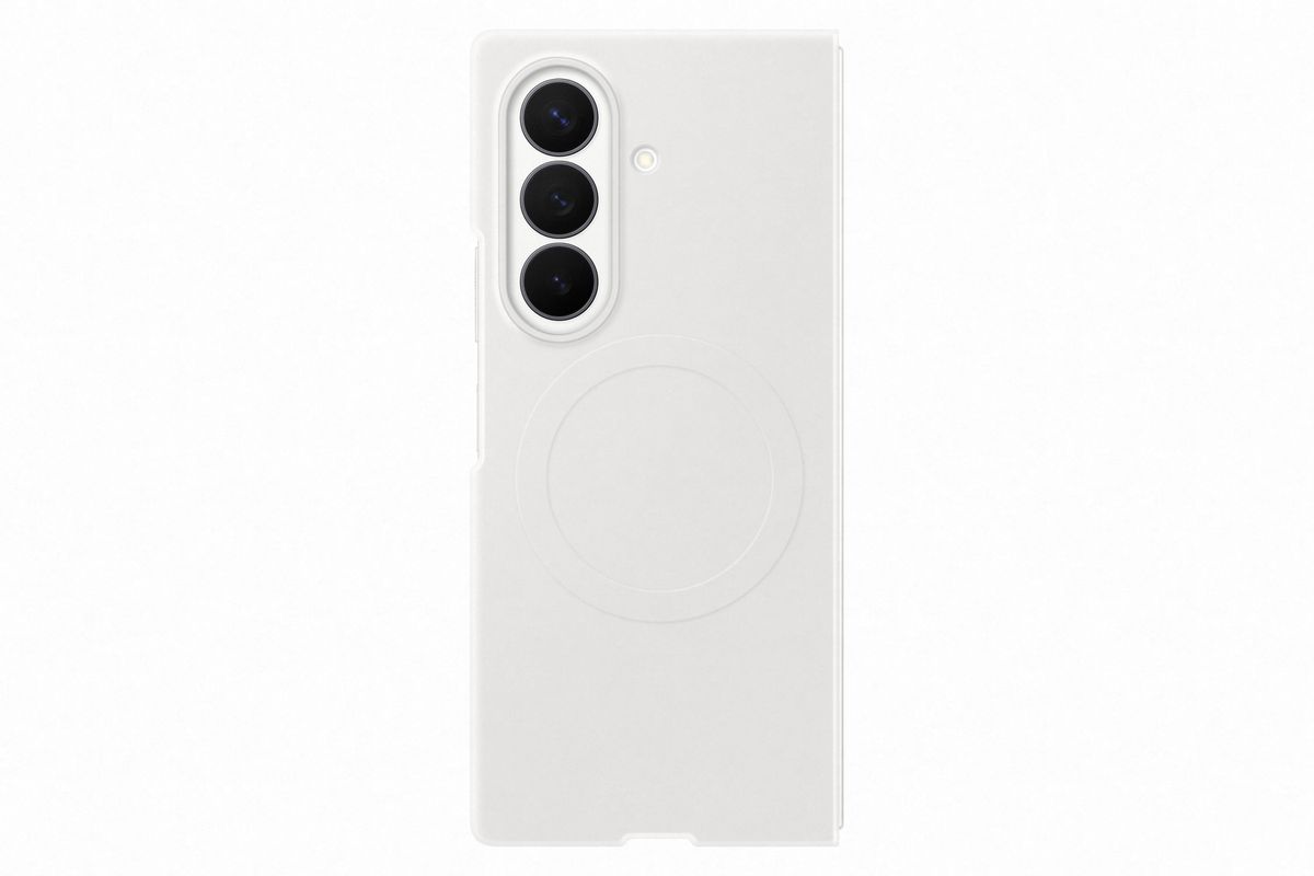 Samsung Fold 8 Ultra Silico Magnet Cream