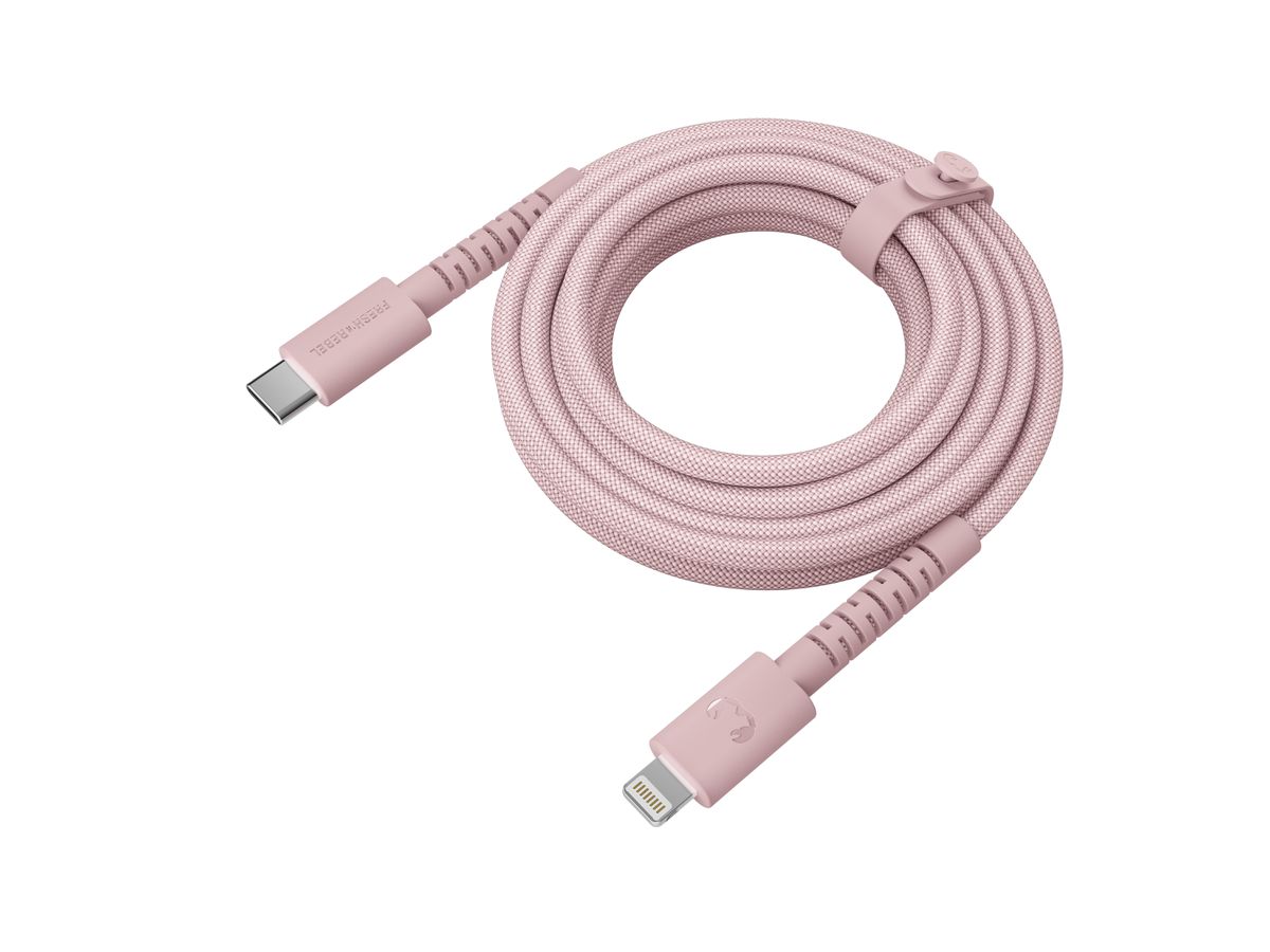Fresh 'n Rebel USB-C to Lightning Pink