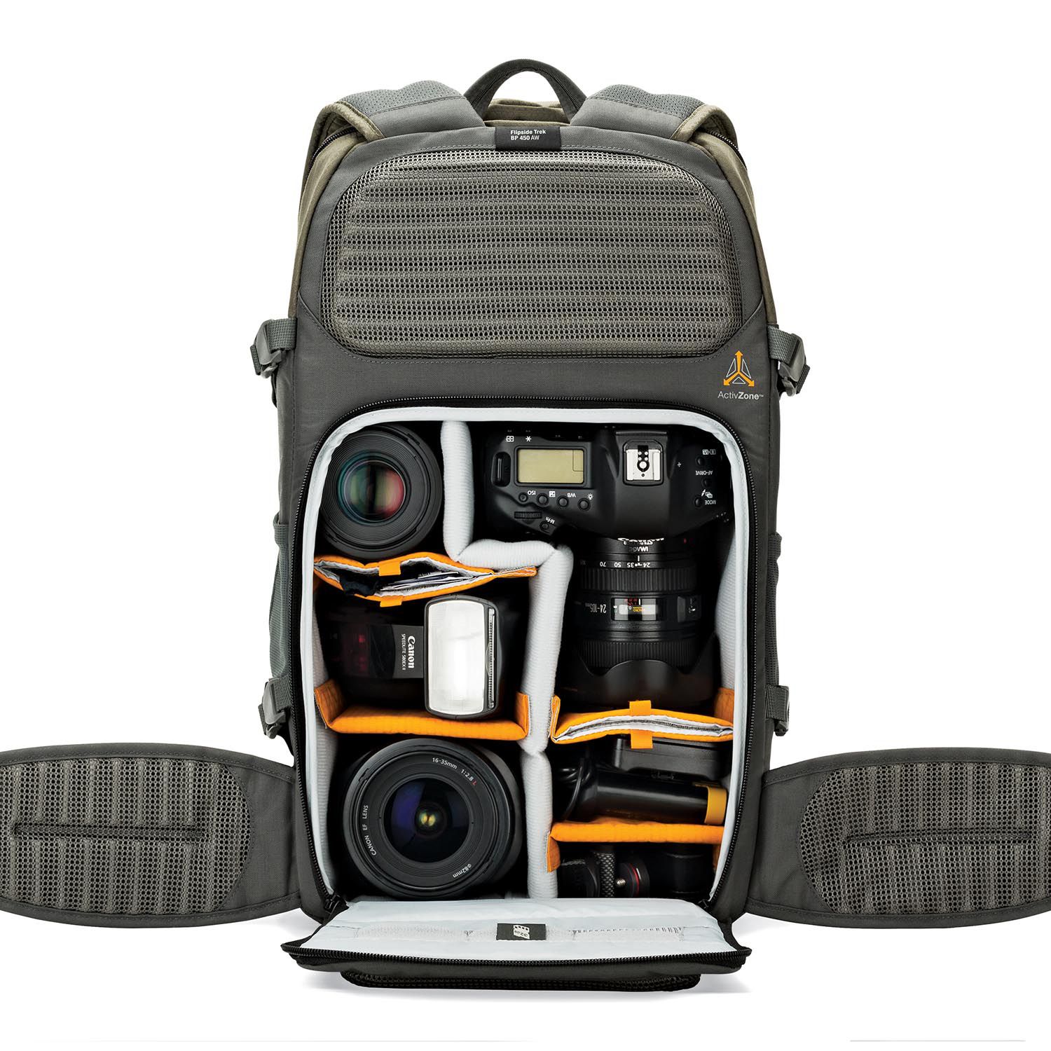 Lowepro Flipside Trek BP 450AW gris/vert