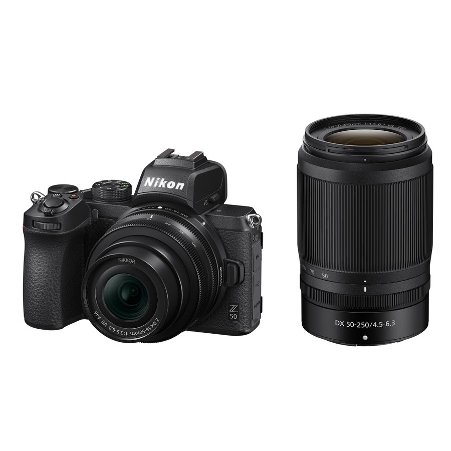 Nikon Z 50 + 16-50 VR DX+50-250 VR DX