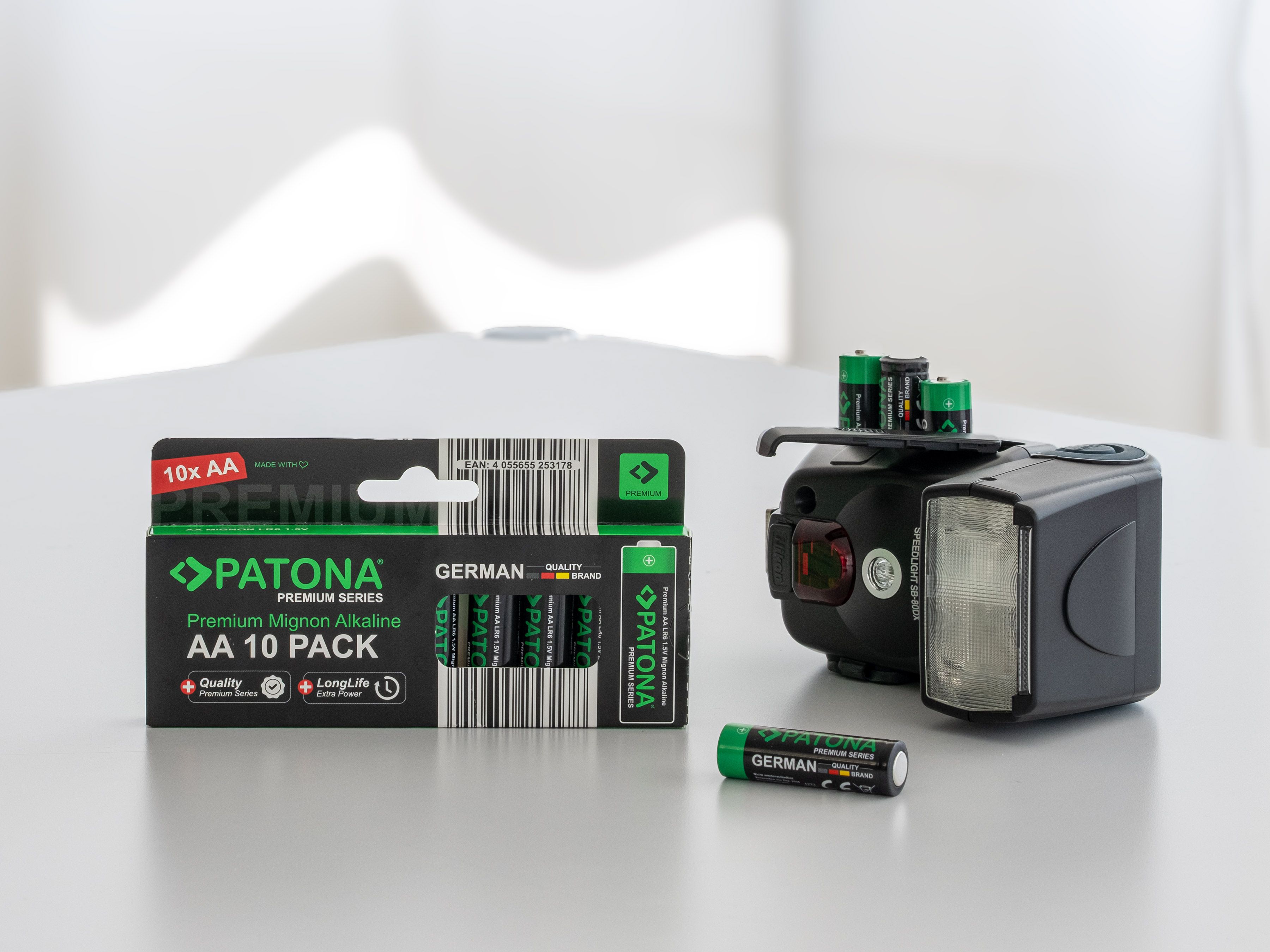 Patona 10 Stück AA Alkaline Batterie